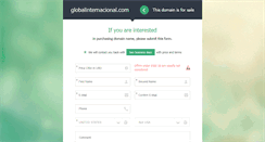 Desktop Screenshot of globalinternacional.com
